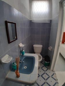 Koupelna v ubytování Habitaciones Chiquil Ha