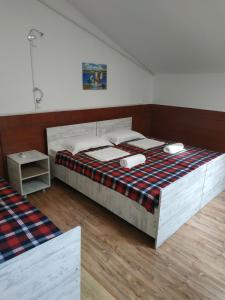 Voodi või voodid majutusasutuse Hostel Portal toas