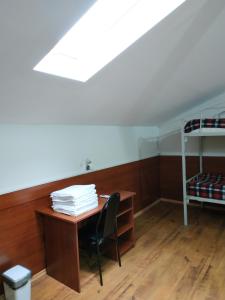 Voodi või voodid majutusasutuse Hostel Portal toas