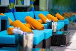 A seating area at The Clarendon Hotel and Spa