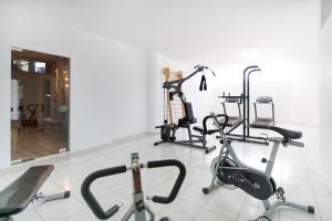 Fitness centrum a/nebo fitness zařízení v ubytování Semiramis Village Hotel