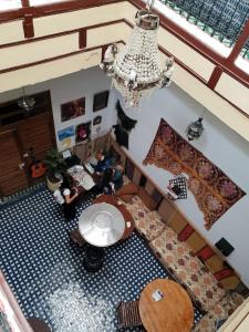 Posezení v ubytování Moroccan Dream Hostel