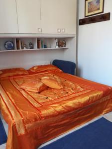 Postel nebo postele na pokoji v ubytování Camera per breve periodi