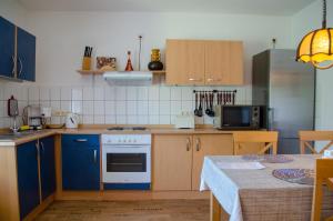 Kuchyň nebo kuchyňský kout v ubytování Ferienwohnung Bad Münder