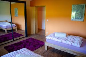 Postel nebo postele na pokoji v ubytování Ferienwohnung Bad Münder