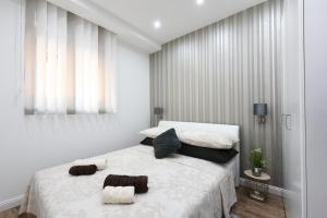 Posteľ alebo postele v izbe v ubytovaní Shine apartment Zadar