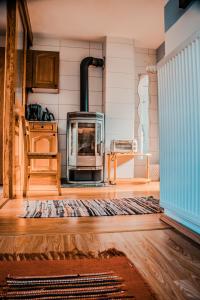 Köök või kööginurk majutusasutuses Ferienhaus Arneitz