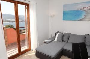 Posezení v ubytování Bridgeview apartment
