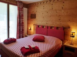 Letto o letti in una camera di Chalets Mignon