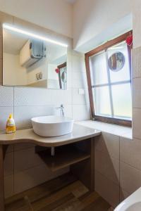 Koupelna v ubytování Casa Romantica