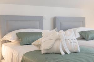 Posteľ alebo postele v izbe v ubytovaní Spacious Family Apartment MM