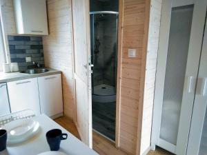 Koupelna v ubytování Domki Białe Zacisze + 22 fotografií