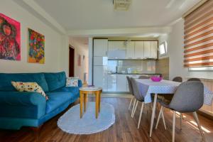 Kuchyň nebo kuchyňský kout v ubytování Apartments Kentera LUX