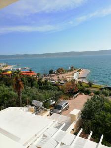 a view of a beach with a car parked on it at B&B Sveti Petar in Sveti Petar +23 photos