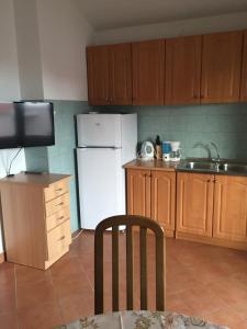 Kuchyň nebo kuchyňský kout v ubytování Apartments Anka