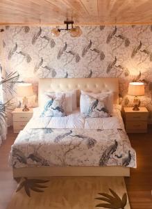 Ένα ή περισσότερα κρεβάτια σε δωμάτιο στο Guest House Stena