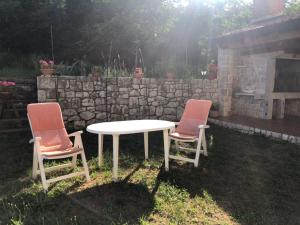Ein Garten an der Unterkunft VILLA DIVNA