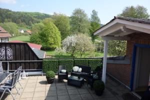 Κήπος έξω από το Ferienwohnung Solling Niedersachsen