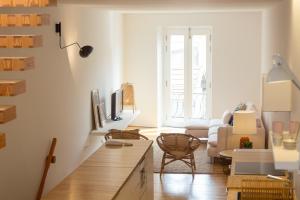 Χώρος καθιστικού στο Casa Castanha