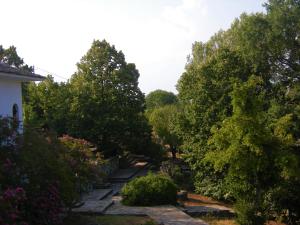 Zahrada ubytování Lafkos Estate