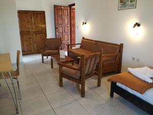 A seating area at Pardalakis Studios