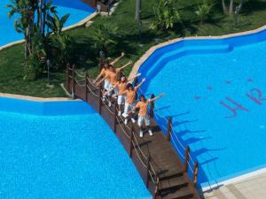 Bazén v ubytovaní Hotel Roscianum Welness SPA alebo v jeho blízkosti + 37 fotografií