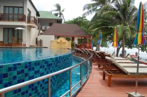 Bazén v ubytování Mac Resort Hotel nebo v jeho okolí