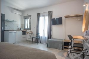Kuchyň nebo kuchyňský kout v ubytování Nautilus Apartments-Suites