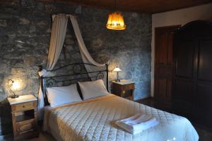 Posteľ alebo postele v izbe v ubytovaní Kastraki Vacations House