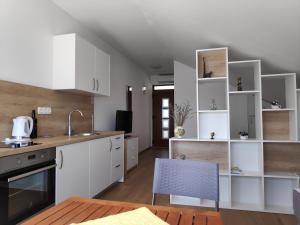 Kuchyň nebo kuchyňský kout v ubytování Apartman Anicic