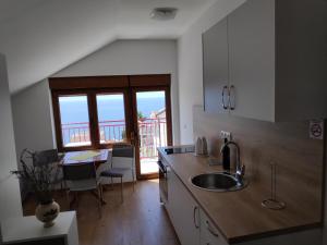 Kuchyň nebo kuchyňský kout v ubytování Apartman Anicic
