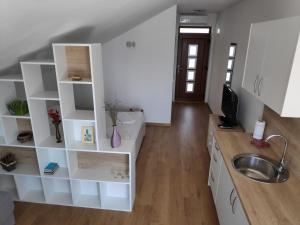 Kuchyň nebo kuchyňský kout v ubytování Apartman Anicic