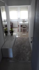 Kuchyň nebo kuchyňský kout v ubytování Apartmani Stijepovic