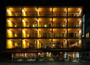Budova, kde se aparthotel nachází