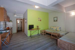 TV a/nebo společenská místnost v ubytování Sofia's House