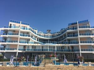 Budova, kde se aparthotel nachází