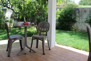 A garden outside Villa Lucia B&B