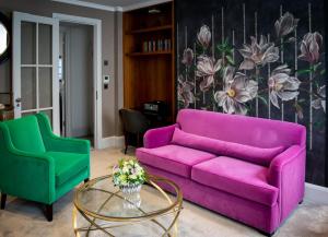 Posezení v ubytování Flemings Mayfair - Small Luxury Hotel of the World