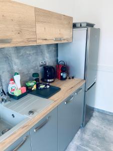 Kuchyň nebo kuchyňský kout v ubytování Ubytování V Zátiší Lednice
