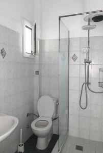 Koupelna v ubytování Afkos Apartments + 37 fotografií