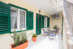Balkón nebo terasa v ubytování Apartment Rita