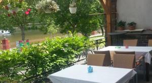 Ein Garten an der Unterkunft Gästehaus zum Moseltal