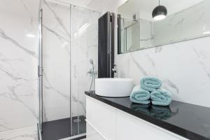 Kúpeľňa v ubytovaní Apartamenty Morska Fala-Gardenia