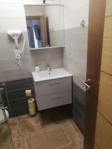 Koupelna v ubytování Haus Alexis