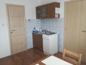 Kuchyň nebo kuchyňský kout v ubytování Guesthouse Šebalj