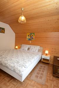 En eller flere senge i et værelse på Brane & Jaka Apartments