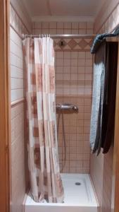 Koupelna v ubytování Hostal Sant Roc