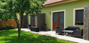 Zahrada ubytování Třeboňské Apartmány