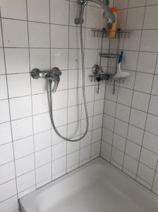 Ett badrum på Einzel-Apartment Düsseldorf Oberkassel