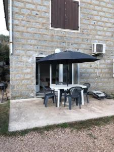 Patio nebo venkovní prostory v ubytování Villa Lucie Paul rez de jardin à Méla